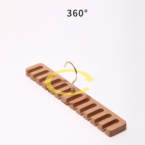 Belt Hanger For Closet Wooden Belts-HA01568-Veeddydropshipping