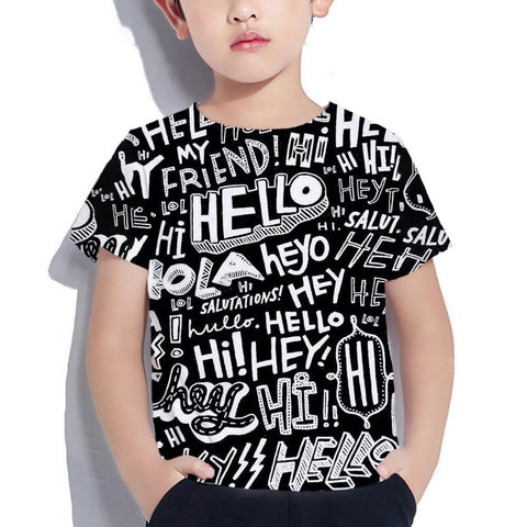 Hot Sale Creative Casual Loose Boys&#39; Short Sleeve Disney Mickey -TB01136-Veeddydropshipping