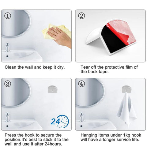 Hat Holder Sticky Wall Mount Hook-HA00887-Veeddydropshipping