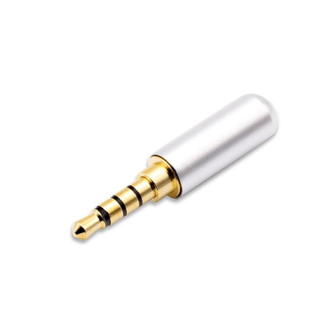1/2/5pcs/lot 3.5mm Audio Connector 4 Poles Headphone Jack Male Plug Earphone Repair- CE00213-Veeddydropshipping