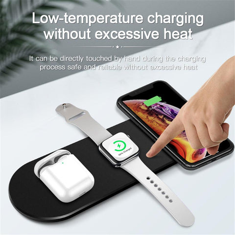 Fast Wireless Charger Stand 3 in 1 Charging Dock Station-Veeddydropshipping