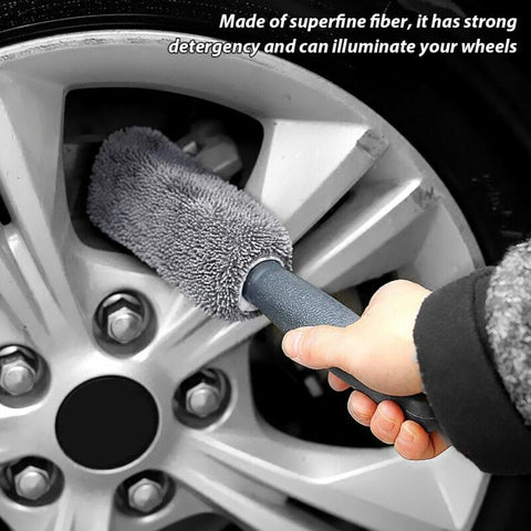 Car Wheel Cleaning Brush Tool Tire Washing Clean Soft Bristle Cleaner-AM00474-Veeddydropshipping