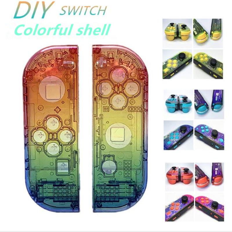 Blu-ray Gradient Shell For Nintendo Switch NS Joy Cons Controller Hard Plastic Housing-CE01511-Veeddydropshipping