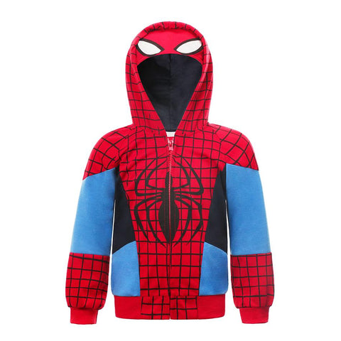 Superheroes Spiderman Boys Hoodies Christmas Iron Man Sweatshirt Kids-TB01330-Veeddydropshipping