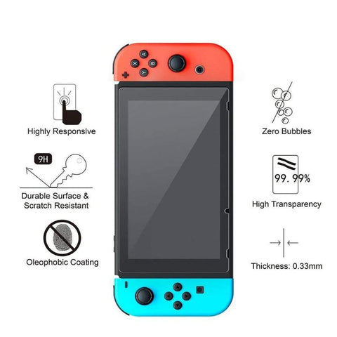 For Nintendo Switch Premium Tempered Ultra Clear Glass Screen Protector -CE01364-Veeddydropshipping