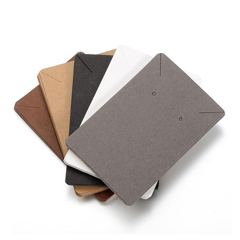 Display Cards Ear Blank Kraft Paper Card for Jewelry Packaging -JW01666-Veeddydropshipping