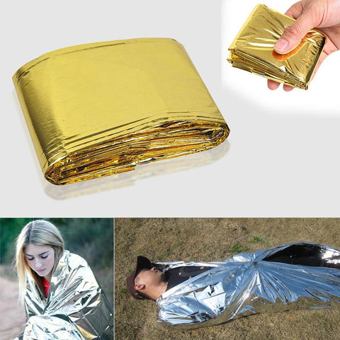 Emergency Foil Mylar Blanket Rescue Thermal Aids -CO00607-Veeddydropshipping