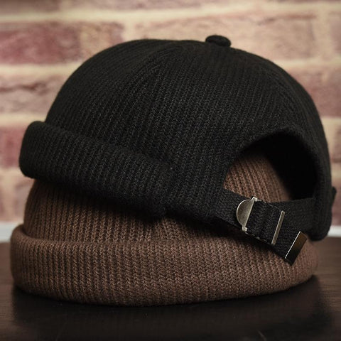 Thick Winter Hat Fashion Docker Sailor Biker-MF00975-Veeddydropshipping
