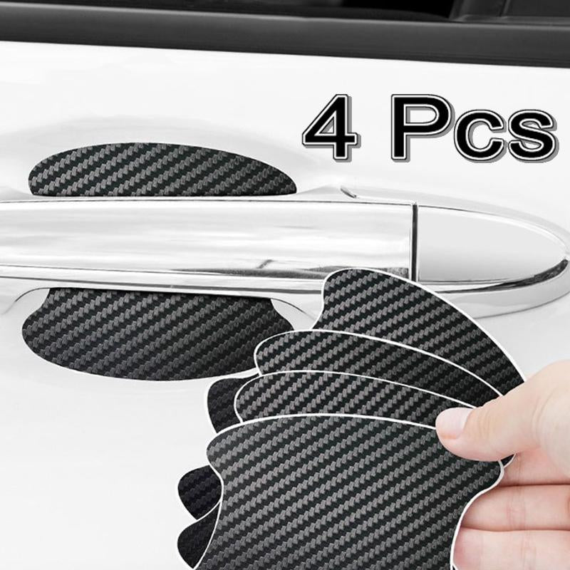 6Color 4Pcs Car Door Sticker Carbon Fiber Scratches Resistant Cover-AM00091-Veeddydropshipping