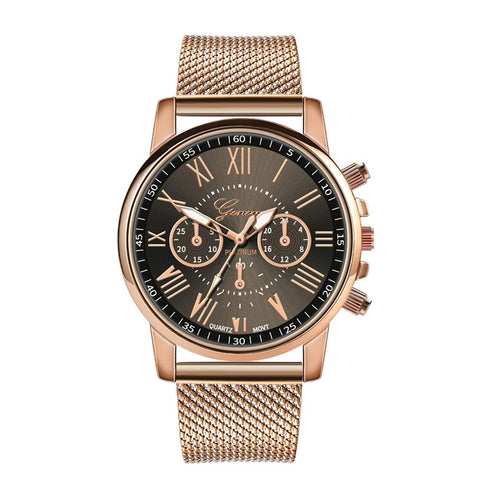 Watches Fashion Roman Numeral Simple ClocK-JW00906-Veeddydropshipping