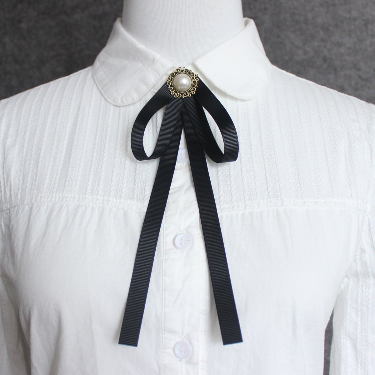 Women Brooch Collar Bow Tie Pins-WF01178-Veeddydropshipping