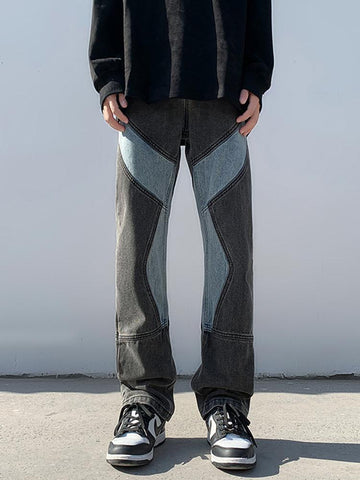 Loose Wide Leg New Style Denim Trousers Y2k High-MF00654-Veeddydropshipping