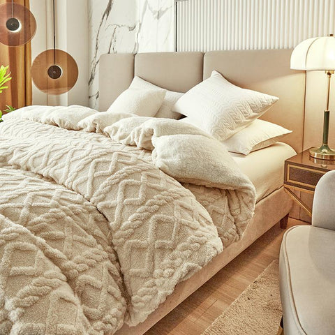 Wool Blanket Double Layer Thickening Blanket-HA00576-Veeddydropshipping