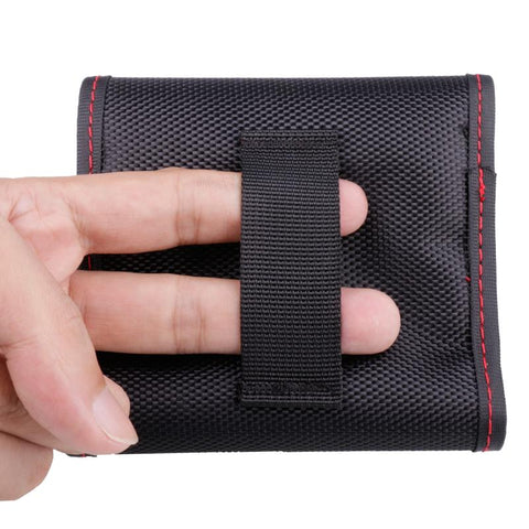 Folding 3 Pockets Lens Filter Bag soft Camera lens Filter Pouch for 49mm-77mm -CE00428-Veeddydropshipping