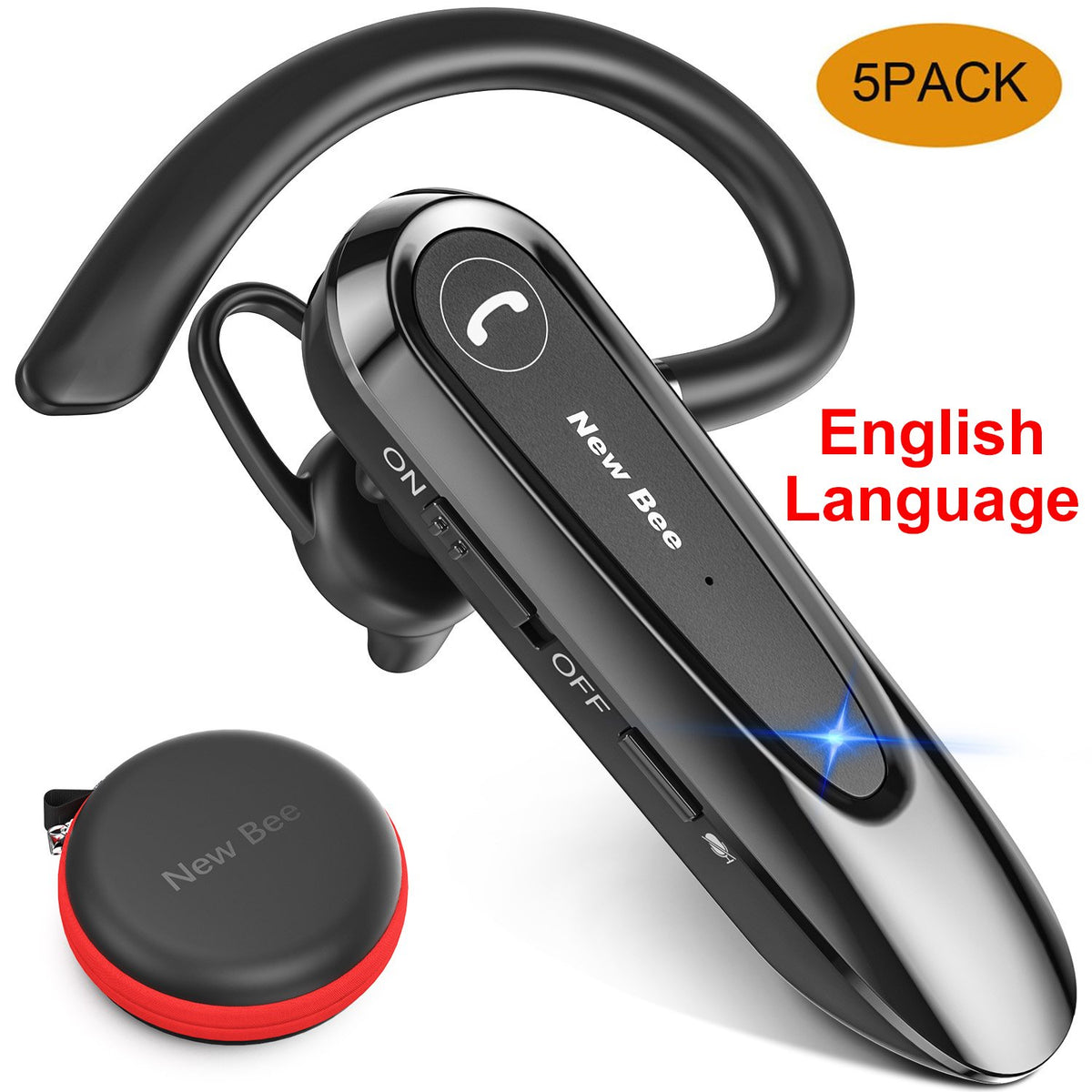 5PCS LC-B45 Headset Wireless 5.0  Wireless Headphones with Dual Mic -CE01240-Veeddydropshipping