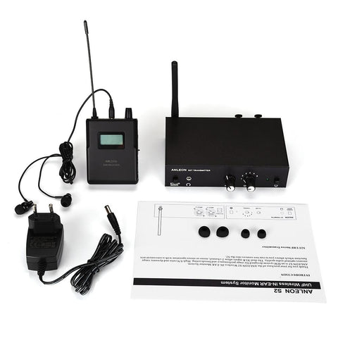 For ANLEON S2 UHF Stereo Wireless Monitor System 670-680MHZ 100-240V -CE00587-Veeddydropshipping
