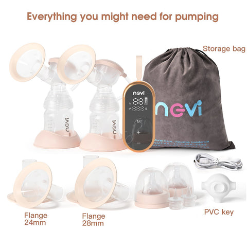 NCVI Double Electric Breast Pumps 3 Modes &amp; 12 Levels Portable-TB00629-Veeddydropshipping