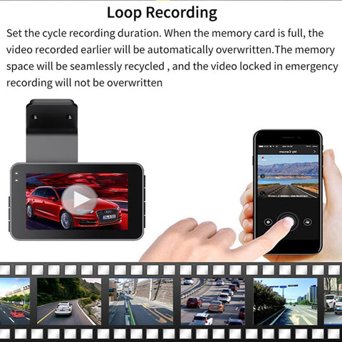 Car DVR WiFi Full HD 1080P Dash Cam Rear View Vehicle Camera Video-AM00743-Veeddydropshipping