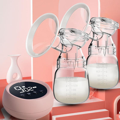 2 Colors Split Lcd Bilateral Electric Milk Feeding Breast Pump Automatic-TB00656-Veeddydropshipping