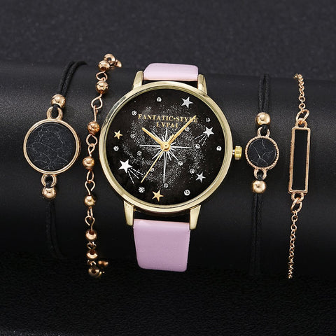 Brand 5PCS Fashion  Wristwatch Watches -JW00922-Veeddydropshipping