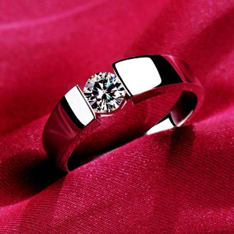 Women High Quality Zircon Ring Silver Wedding Bridal Jewelry  -JW00561-Veeddydropshipping