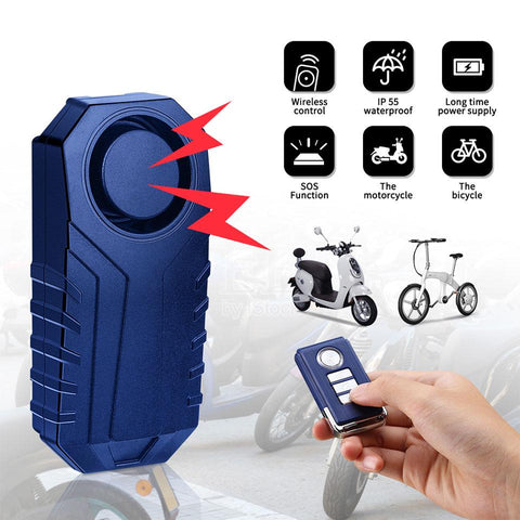 Wireless  Alarm Remote Control Anti-theft Bike Detector-CO00711-Veeddydropshipping