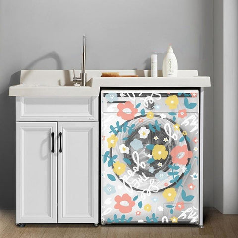 Washing Machine Dust Cover Sunscreen Proof Cover-HA01121-Veeddydropshipping