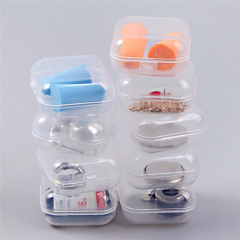 Storage Box Transparent Square Plastic Box  Jewelry Packaging -JW01726-Veeddydropshipping