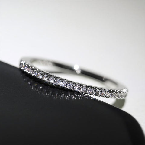 Minimalist Thin Rings for Women Wedding Brilliant Cubic Zircon-JW01384-Veeddydropshipping