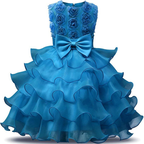 Children Luxury Party Formal Dress For Wedding Birthday Kids Christmas-TB00841-Veeddydropshipping