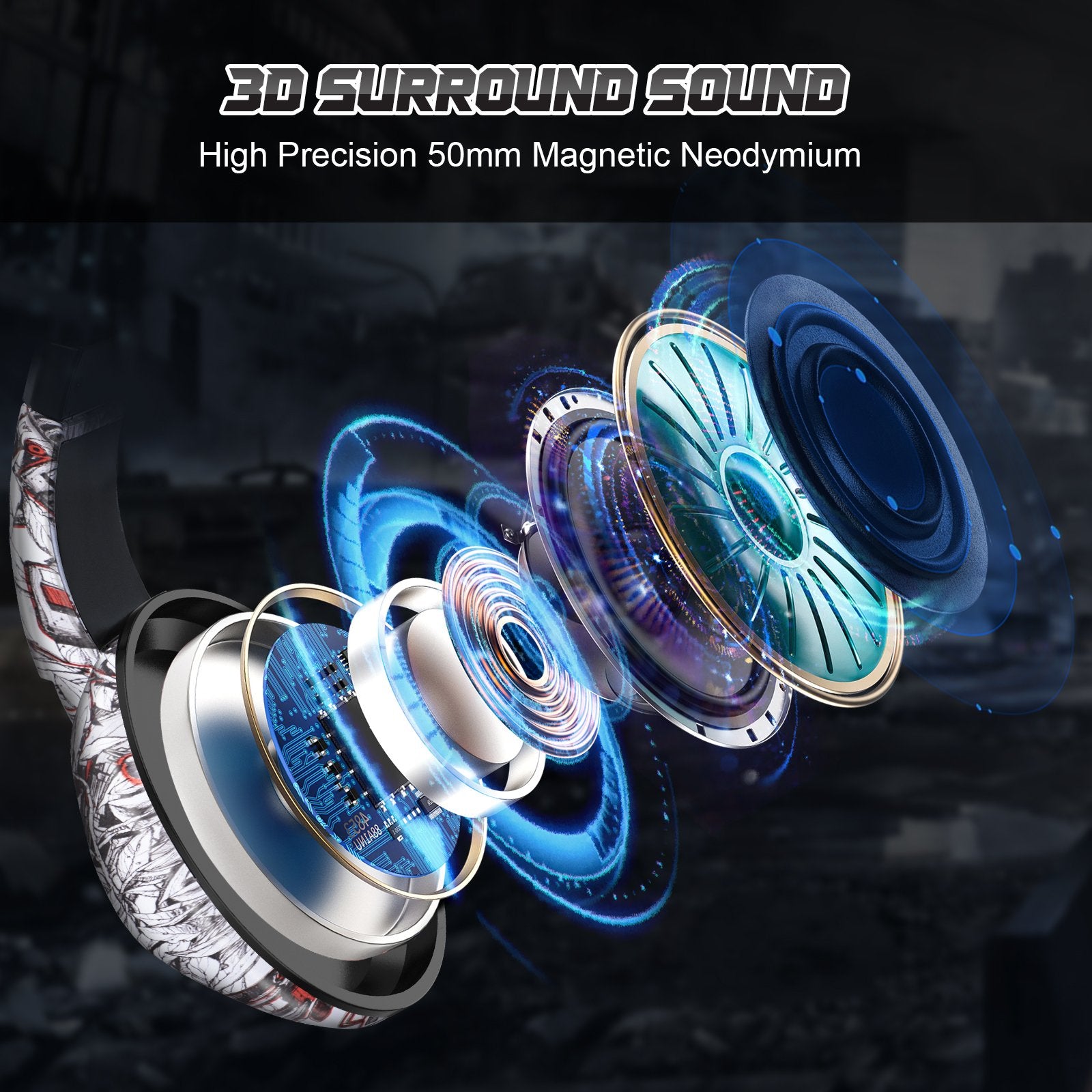 Professional Gaming Wired  Headphone with Mic LED Backlight-Veeddydropshipping