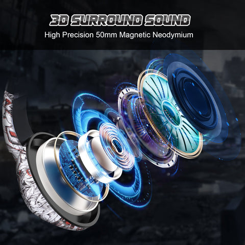 Professional Gaming Wired  Headphone with Mic LED Backlight-Veeddydropshipping