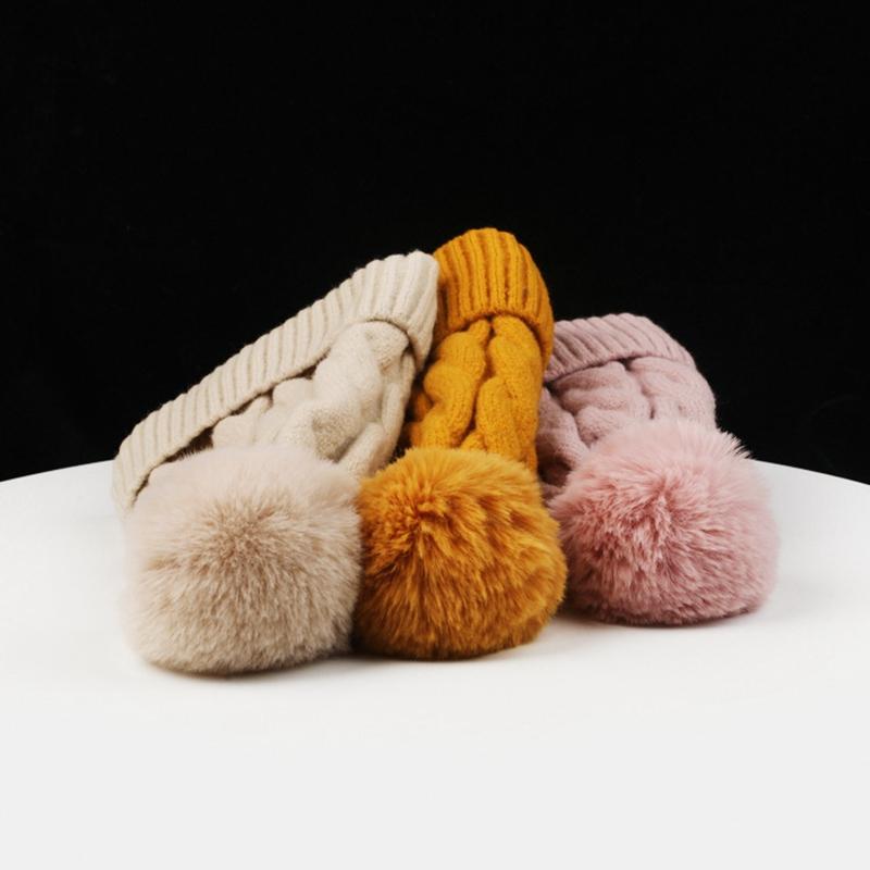 Warm Pompom Hat Autumn Winter Earflaps-Veeddydropshipping