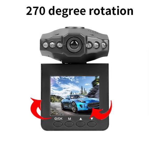 2023 Auto Parts 2.4 Inch Dash Dam Car Camera DVR 270 Degrees-AM00703-Veeddydropshipping