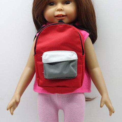 18in American Generation Girl Doll Bag Baby New Born Dolls Backpack Bag-TB00044-Veeddydropshipping