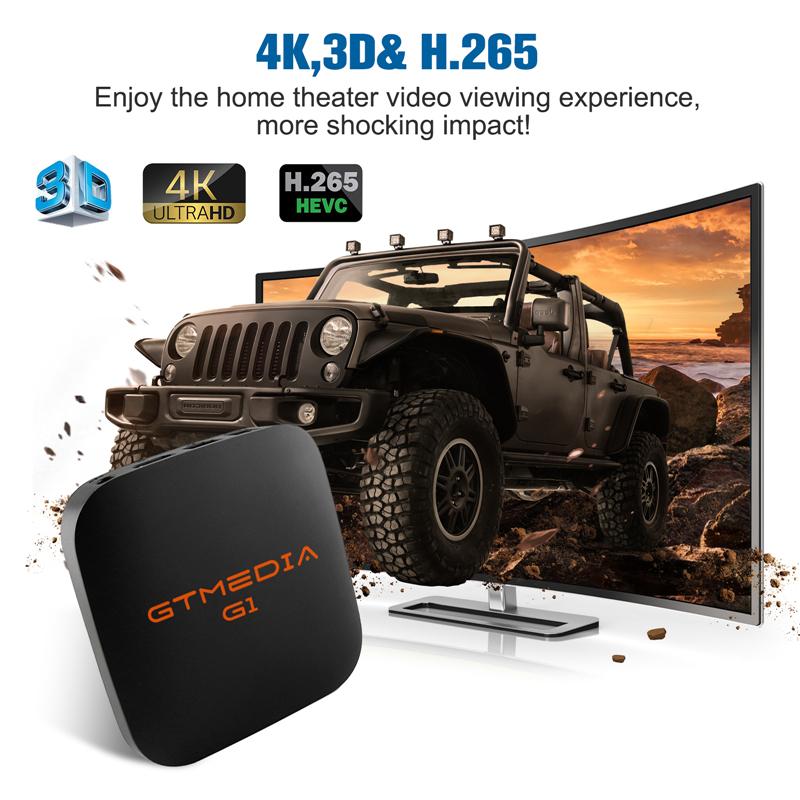 Smart TV Box Quad Core Wifi Support M3U 4K 3D/H.265-Veeddydropshipping