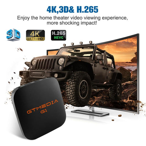 Smart TV Box Quad Core Wifi Support M3U 4K 3D/H.265-Veeddydropshipping