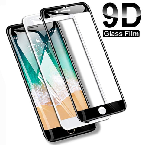 9D Full Cover Tempered Glass For iPhone 8 7 6 6S Plus 5 5S SE 2020 Screen Protector-PA00555-Veeddydropshipping