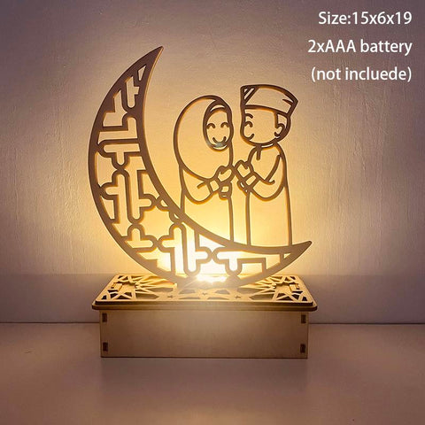 Muslim Ramadan Kareem Decoration Candle Led Lights-HA00350-Veeddydropshipping