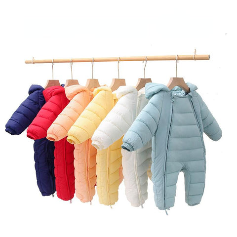 Winter Baby Clothes for Newborn Girls Boys Rompers Warm Jumpsuit-TB00702-Veeddydropshipping