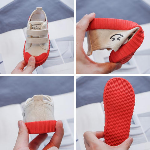 Kids Shoes for Girl 2022 Autumn New Baby Canvas Shoes Girls Casual Soft Bottom-TB00757-Veeddydropshipping