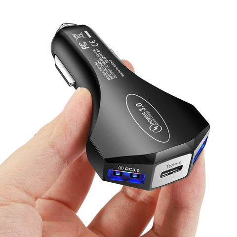 3 Ports USB Car Charger Quick Charge 3.0-PA01153-Veeddydropshipping