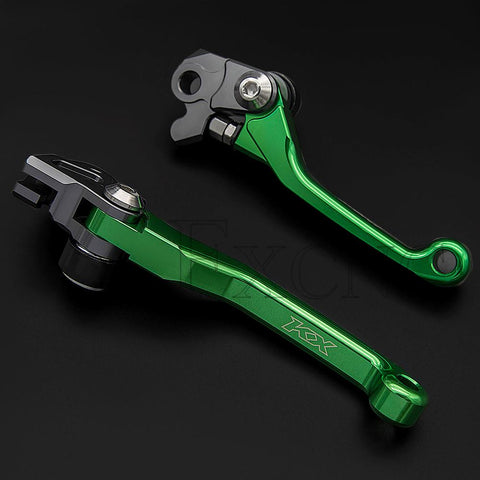 Foldable Pivot Dirt Pit Bike  Brake Clutch Levers  Handle  For Kawasaki-AM01170-Veeddydropshipping