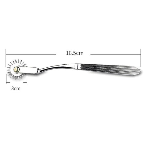 Samox Stainless Steel Wheel Gear Roller Stimulator Gear BDSM Slave Roleplay -BH01324-Veeddydropshipping