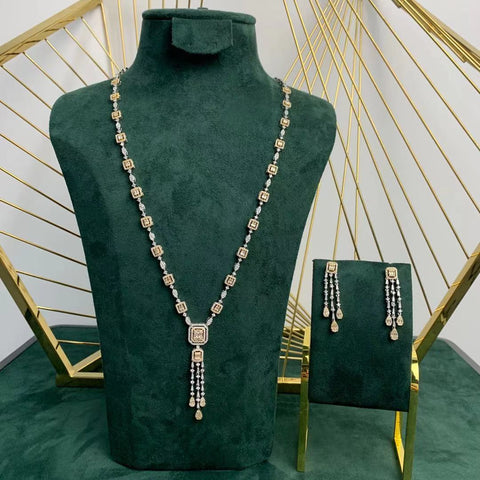 African 2pcs Bridal New Fashion Dubai Jewelry Set -JW00323-Veeddydropshipping