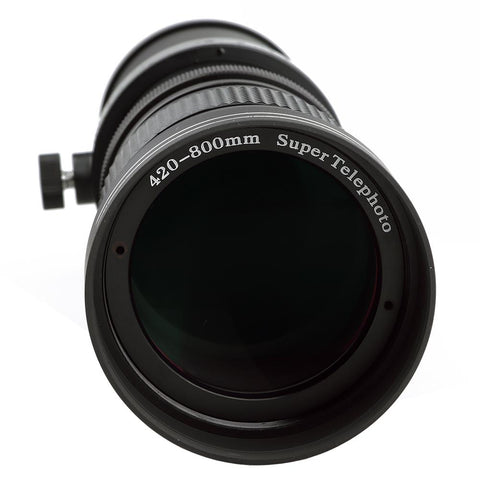 420-800mm F8.3-16 Super Telephoto Lens Manual Zoom Lens +T2 Adaper Ring-CE00378-Veeddydropshipping