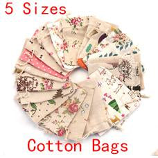 10Pcs Small Velvet Bags  Charms Earrings Jewelry Packaging -JW01681-Veeddydropshipping