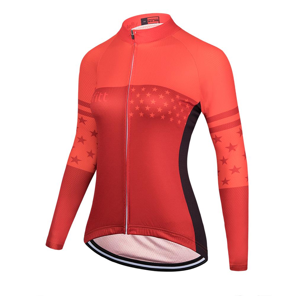 Cycling Long Sleeve Shirt,Quick Drying Blouses Women's Cycling Clothing Free-OS00998-Veeddydropshipping