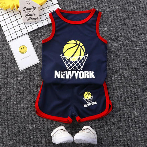 Boys Sports Basketball Summer Casual Children&#39;s Sport Sleeveless-Veeddydropshipping-2