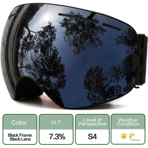 Ski Goggles,Winter Snow Sports Goggles with Anti-fog UV Protection for Men Women-OS00740-Veeddydropshipping